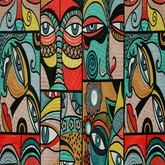 All-Eyes-On-Me—Multi-Purpose—100% Cotton—52" Inches Wide—Sold by the Yard—Nationwide Shipping